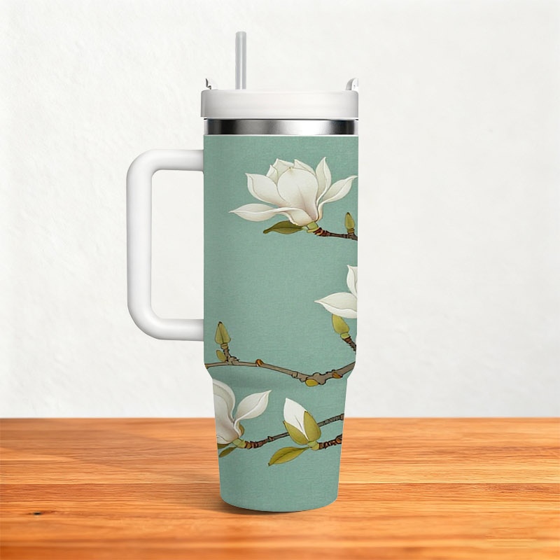 Sublimation Mug White - 1 stuk 40 oz roestvrijstalen geïsoleerde