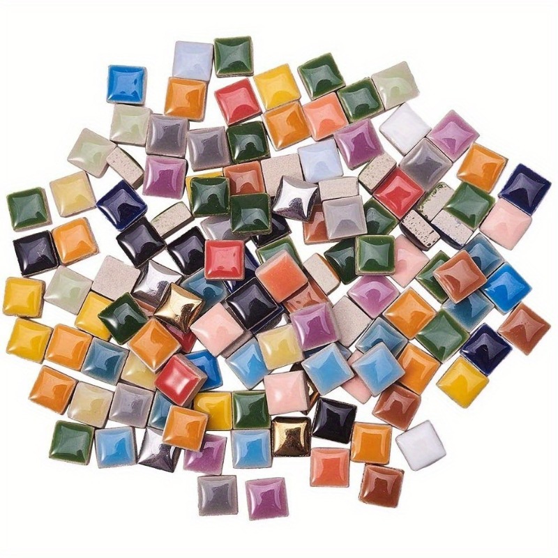 Ceramic Tile Blank - 100g vierkante keramische mozaïektegels porseleinen mozaïektegels