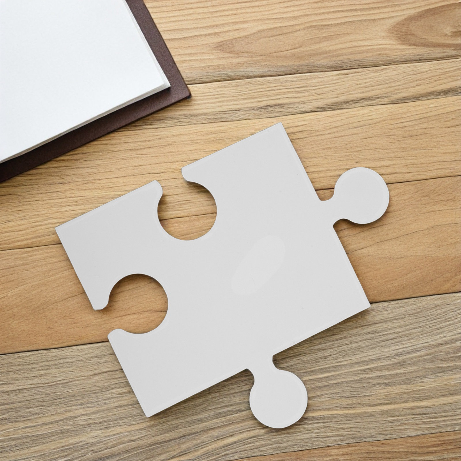 60 stuks grote blanco puzzelst - Puzzle Blank White recensie en prijs