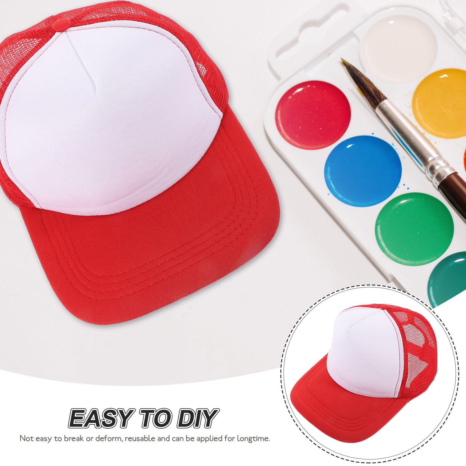 10 stuks blanco mesh baseballp - Hat Sublimation Blank recensie en prijs