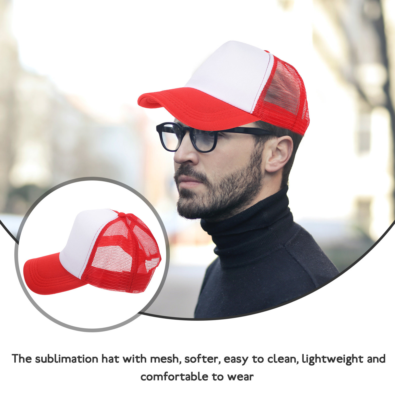 10 stuks blanco baseball caps  - Hat Sublimation Blank recensie en prijs