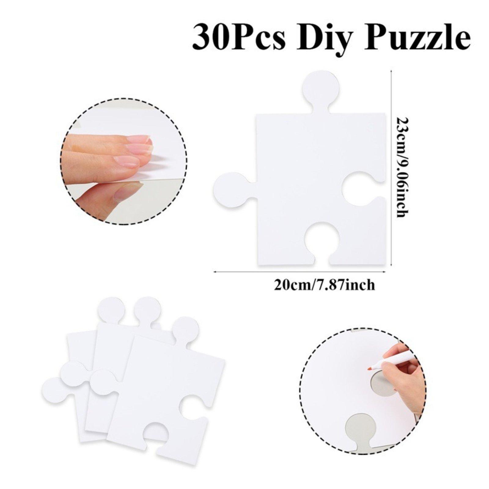 DIY puzzelkaarten blanco karto - Puzzle Blank White recensie en prijs